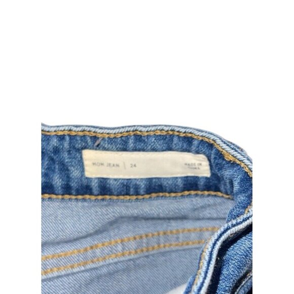 PACSUN Women's Size 24 Waist Mom Jean in Blue - Picture 14 of 16